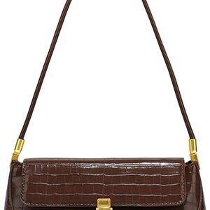 Brown Leather Shoulder Bag Women's Mini Purse Fashion Crossbody Totes